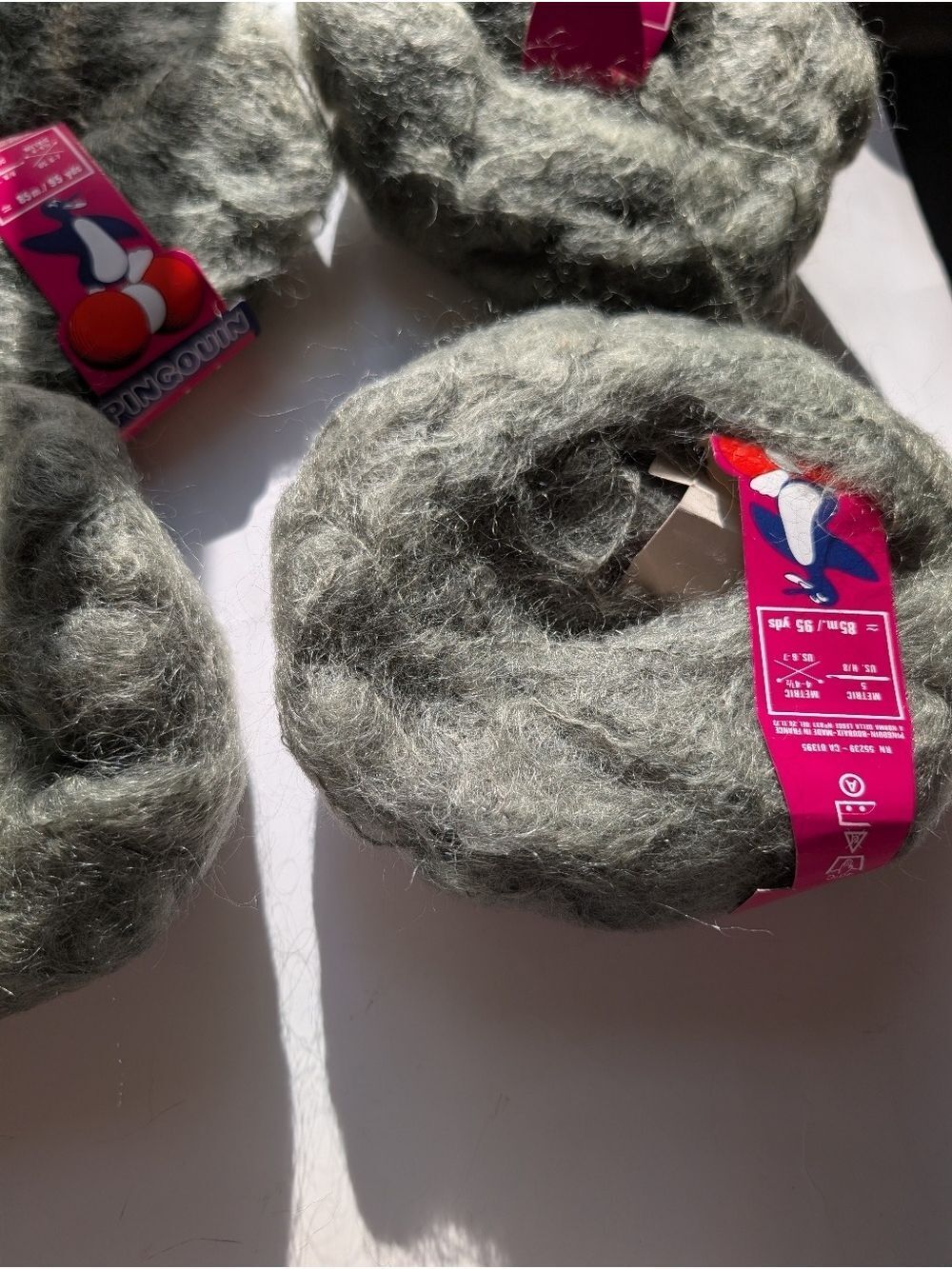Pingouin Roubaix Mohair Yarn BNWT 5 X 40 Gr Skeins - Picture 3 of 7